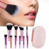 10Pcs Makeup Brushes Set Highlight Brush For Face Powder Blusher Concealers Brow Eyeshadow Contours Make Up Brush Set Makeup Tools Kit For Women Full Kit view 2