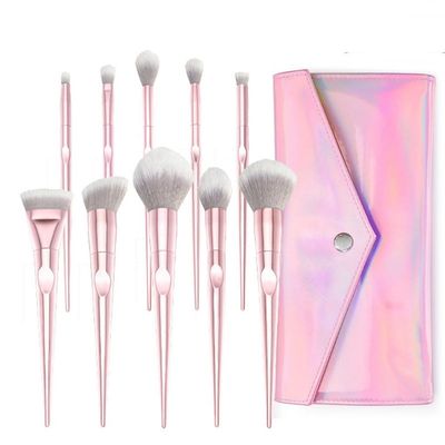 10pcs Makeup Brushes Foundation Blush Brush Set Beginner Beauty Tools