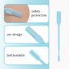 2 in 1 Nasal Hair Cutter, Double Sided Nose Hair Trimmer for Men Women, 360 Rotating Nose Hair Knife with Ear Picker, for Home Travel Essentials (Blue, 3pcs) view 4