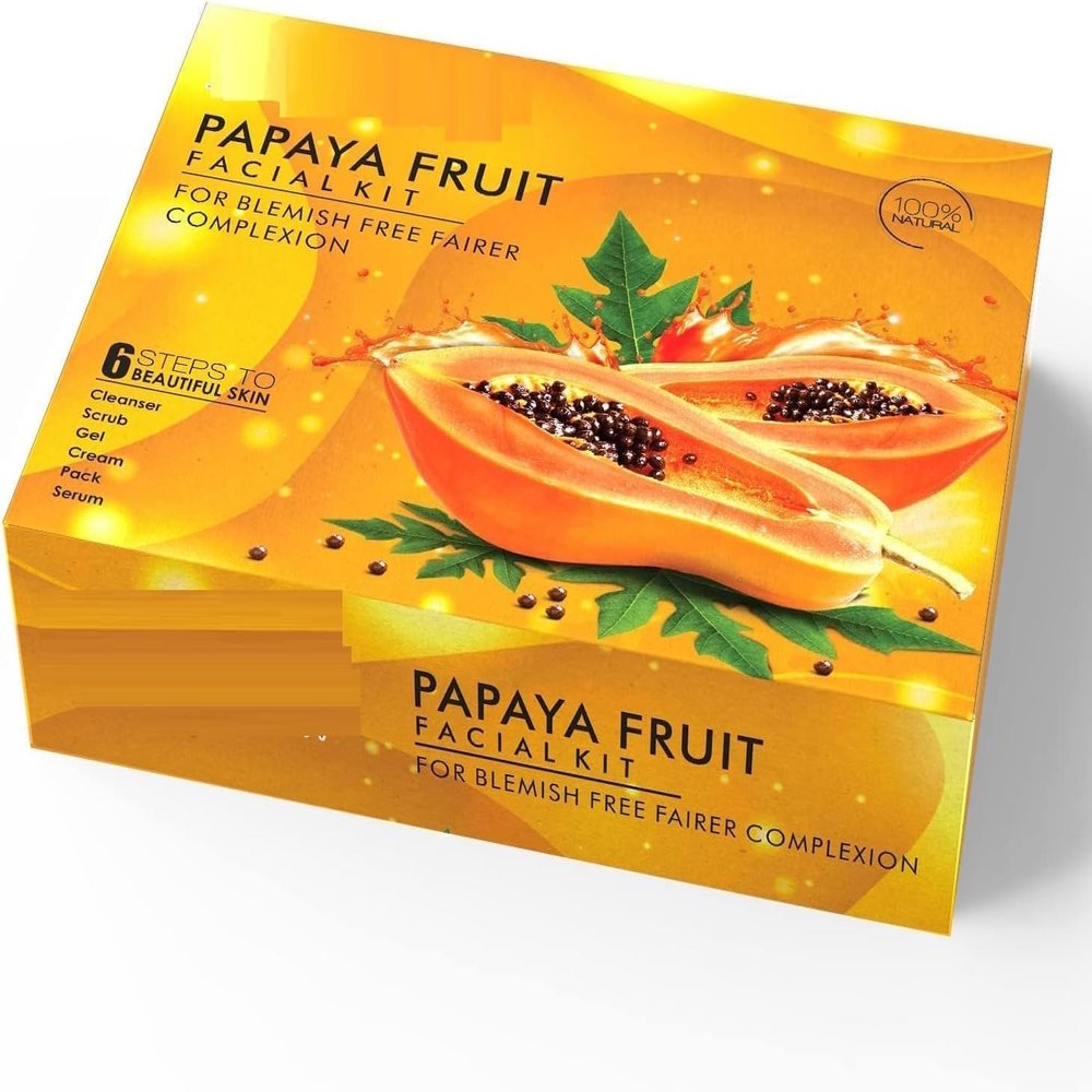 apaya Fruit Facial Kit for Men, Women for Glowing Skin (260 Gram - 10 ml)