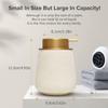 12 Ounce Ceramic Foaming Soap Pump Dispenser Refillable Ideal for Bathroom Kitchen view 2