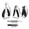 Nail Clippers for Seniors 5-Piece Nail Clipper Set, Suitable for Thick Nails of The Elderly and Men, Heavy-Duty Wide Claw Inward Nail Clippers view 2