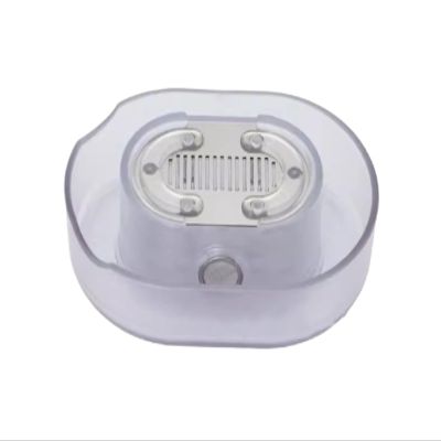 Manual Shaver Rinser Cleaner-No Electricity Needed Push Type Blade Cleaning Tool For Most Head Shavers(Clear)