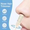limveso 2-in-1 Nasal Hair Cutter, Upgrade 360 Nostril Hair Remover Tool, Portable Manual Double Sided Nose Hair Knife, Nasal Hair Cutter for Men Women, Soft Cleaning Brush (Pink, 12pcs) view 3