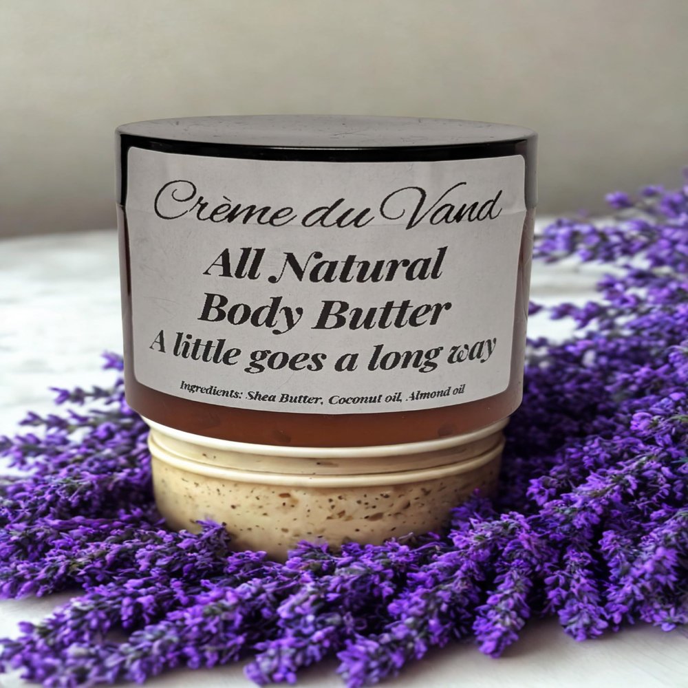 All natural body butter (6 oz, Lavender)
