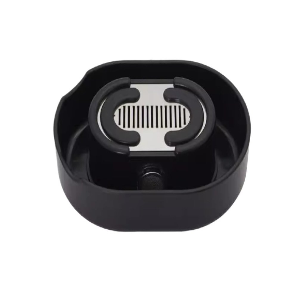 Manual Shaver Rinser Cleaner-No Electricity Needed Push Type Blade Cleaning Tool For Most Head Shavers(Black)