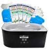 New Road Beauty - Paraffin Wax Machine for Hand and Feet, Paraffin Wax Kit, Quick Heating Touch Screen Paraffin Bath, Blue Terry-Cloth Mitts and Booties, Paraffin Wax for Arthritis, 4-Pack Vanilla view 1