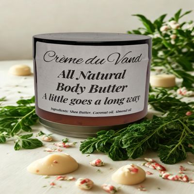 All natural body butter (6 oz, Peppermint)