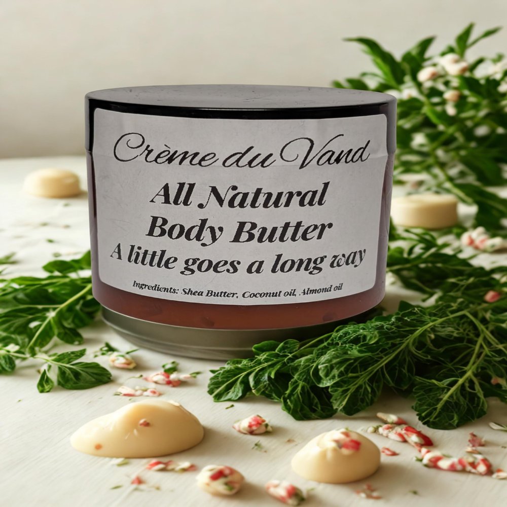 All natural body butter (6 oz, Peppermint)