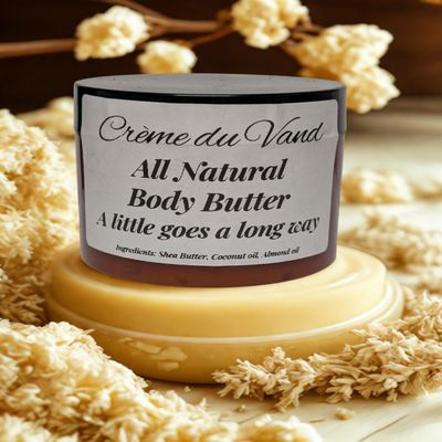 All natural body butter (6 oz, Natural)