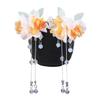 2Pcs Chinese Style Flower Hair Ornament Hairpins Side Barrettes Headdress Wedding Party Hair Accessories - Classic Fashion Jewelry Piece, Ideal For Office, Party Or Evening Wear view 1