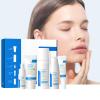 5 Pcs Hydrating Skincare Set With Cleanser Face Serums Eye Cream Toner Moisturizing Skincare Routine Set For Woman view 2