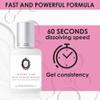 Gel Remover for Professional Eyelash Extensions by iLevel Lab 15ml - Dissolves Powerful Lash Glue - Low Irritation Eyelash Adhesive Remover for Sensitive Skin (Lavender Scented) view 3