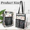 Ourtheme Elk Deer Snowflake Portable Shower Bag for Travel Gym Camp Beach Tote Shower Caddy Bags Hanging Toiletry Organizer for Bathroom Dorm Room Essentials view 3