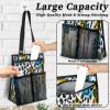 Ourtheme Leopard Print Pattern Portable Shower Bag for Travel Gym Camp Beach Tote Shower Caddy Bags Hanging Toiletry Organizer for Bathroom Dorm Room Essentials view 4