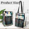 Ourtheme Cute Ocean Animals Portable Shower Bag for Travel Gym Camp Beach Tote Shower Caddy Bags Hanging Toiletry Organizer for Bathroom Dorm Room Essentials view 3