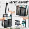 Ourtheme Cute Ocean Animals Portable Shower Bag for Travel Gym Camp Beach Tote Shower Caddy Bags Hanging Toiletry Organizer for Bathroom Dorm Room Essentials view 4