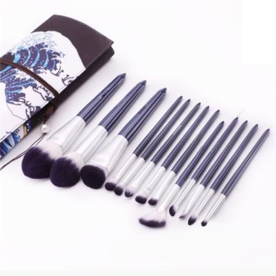10pcs Makeup Sub Set Wooden Handle Loose Powder Brush Blush Eyeshadow Complete