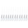 12pcs Silicone Face Brush, Facial Mud Applicator, DIY Cosmetic Tools with Soft Elastic Head, White Facial Brushes for Even Application, to and Hygienic view 1