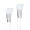 12pcs Silicone Face Brush, Facial Mud Applicator, DIY Cosmetic Tools with Soft Elastic Head, White Facial Brushes for Even Application, to and Hygienic view 4