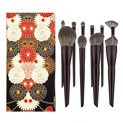 10pcs Hanami Makeup Brush Set Glow Foundation Blush Tool