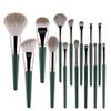 14pcs Green Cloud Makeup Brush Set Loose Powder Blush Foundation Eyeshadow Brushes Complete view 1