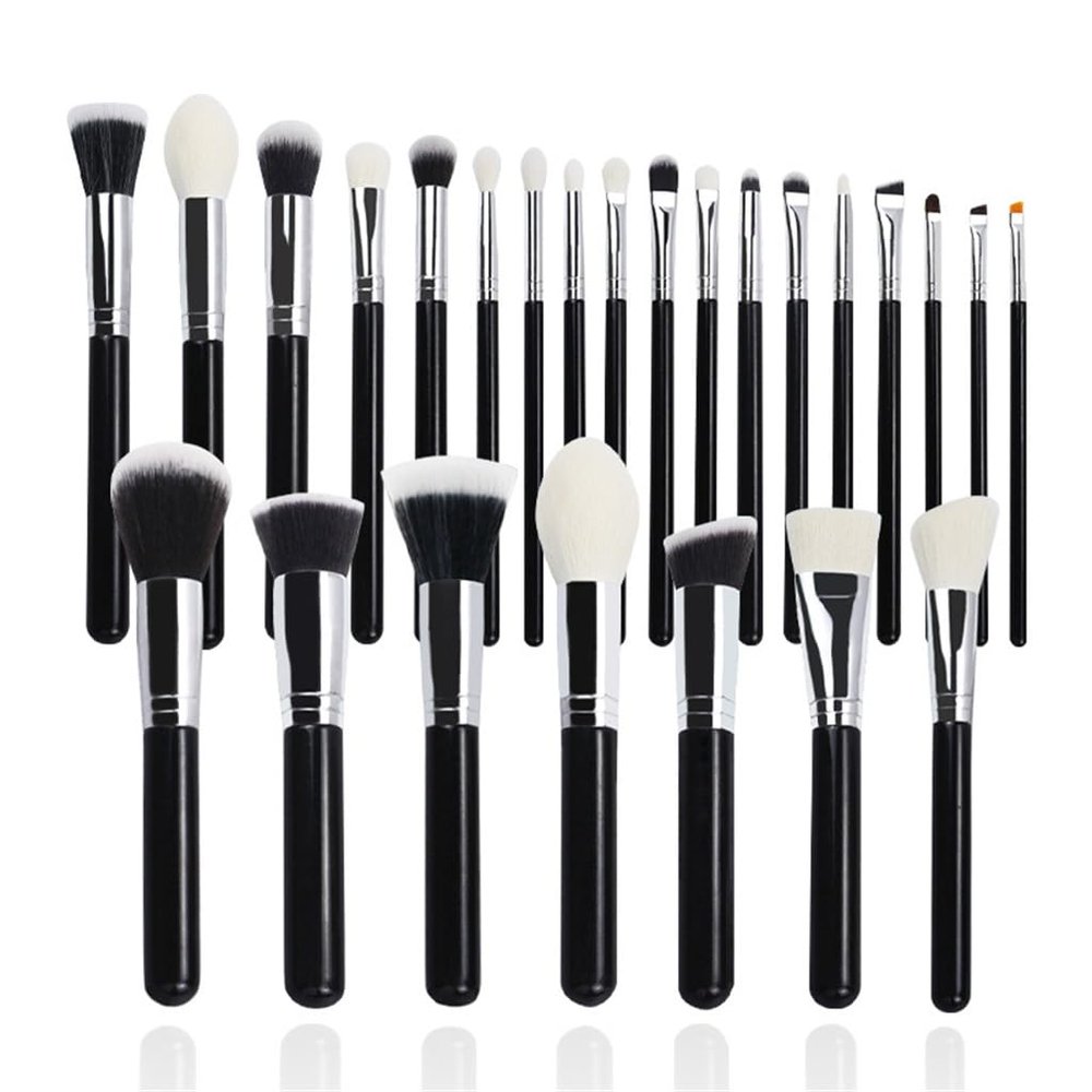 25 Professional Makeup Brushes Complete Artist Eye Shadow Brush Set Beauty Tools