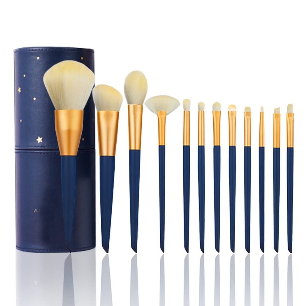 12 Makeup Brush Set Soft Hair Loose Beauty Tools
