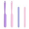 Clofiak 4PCS Silicone Wax Stick, Reusable Non Stick Waxing Applicator, Hair Removal Waxing Spatulas, Popsicle Sticks for Beauty Cosmetics Home Salon Body Use view 1