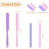 Clofiak 4PCS Silicone Wax Stick, Reusable Non Stick Waxing Applicator, Hair Removal Waxing Spatulas, Popsicle Sticks for Beauty Cosmetics Home Salon Body Use view 2