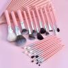 24 Makeup Brush Set Wooden Handle Full Loose Multifunctional Beauty Tools Pack view 2