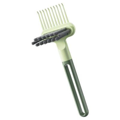Hair Brush Cleaning Tool 2-in-1 Comb for Efficient Hair Removal with Design Easy Grip Function for Beauty Accessories in Bedrooms Salons Vanities Travel Daily Use 6.69x2.13x1.18 inches