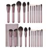 12 Pcs Make Up Brushes With Storage Bag Eyeshadow Brush Basic Essential Set Cosmetic Set For Women view 4
