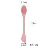 2PC Silicone Mask Brush Double-Head Smearing Smearing Stirring Silicone Mold Stick(White) view 2