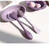 2PC Silicone Mask Brush Double-Head Smearing Smearing Stirring Silicone Mold Stick(Pink) view 3