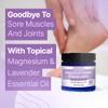 MIGRASTIL Nighttime Lavender Magnesium Cream & Body Lotion and Cooling Magnesium Cream Bundle view 3