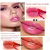Peel Off Lip Stain Tattoo Lip Gloss, Pink Matte Lip Liner Stain Peel Off Waterproof Long Lasting,Highly Pigmented Transfer-Proof Lips Tint Stains Non-Stick Tinted Liquid Lipstick Makeup for Women-01 view 3
