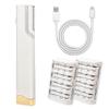 Aviowis Sonic Smooth Dermaplane for Women Face, Razor 9 Refill Packs Dermablades Facial Lips Peach-Toned Hair Removal Exfoliation dermaplaning view 1