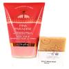 Bath and Body Pink Paradise Exfoliating Glow Body Scrub Rosebud Ranch Goat Milk Soap Sample view 1
