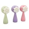 3Pcs Facial Cleansing Brush Set, Double Sided Face Brush, Cleansing Exfoliation for Removing Blackhead and Makeup, Soft with Ergonomic Handle, Portable Facial view 4