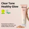 DINSEE Premium Vegan Microbiome Rice Foam Cleanser | Gentle Hydrating Face Wash for Sensitive Skin, Deep Cleanse, Glow, Even Tone, Smooth Skin Texture, Pore & Sebum Control | 150ml / 5.07fl.oz view 3