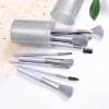 12 Long Pole Barrel Makeup Brush Set Full Soft Hair Beauty Tools view 4