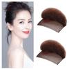 2PCS Womens Soft Sponge Foam Hair Comb Base Bump Up Volume Inserts Do Beehive Hair Stick Bun Maker Braid Tool Hair Styling Accessories (Brown, Large) view 1