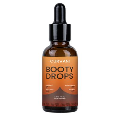 Curvani Booty Drops Lifting Serum Concentrated Formula 2 oz. Custom-Designed for Women's Curves and Beauty. (1PCS)