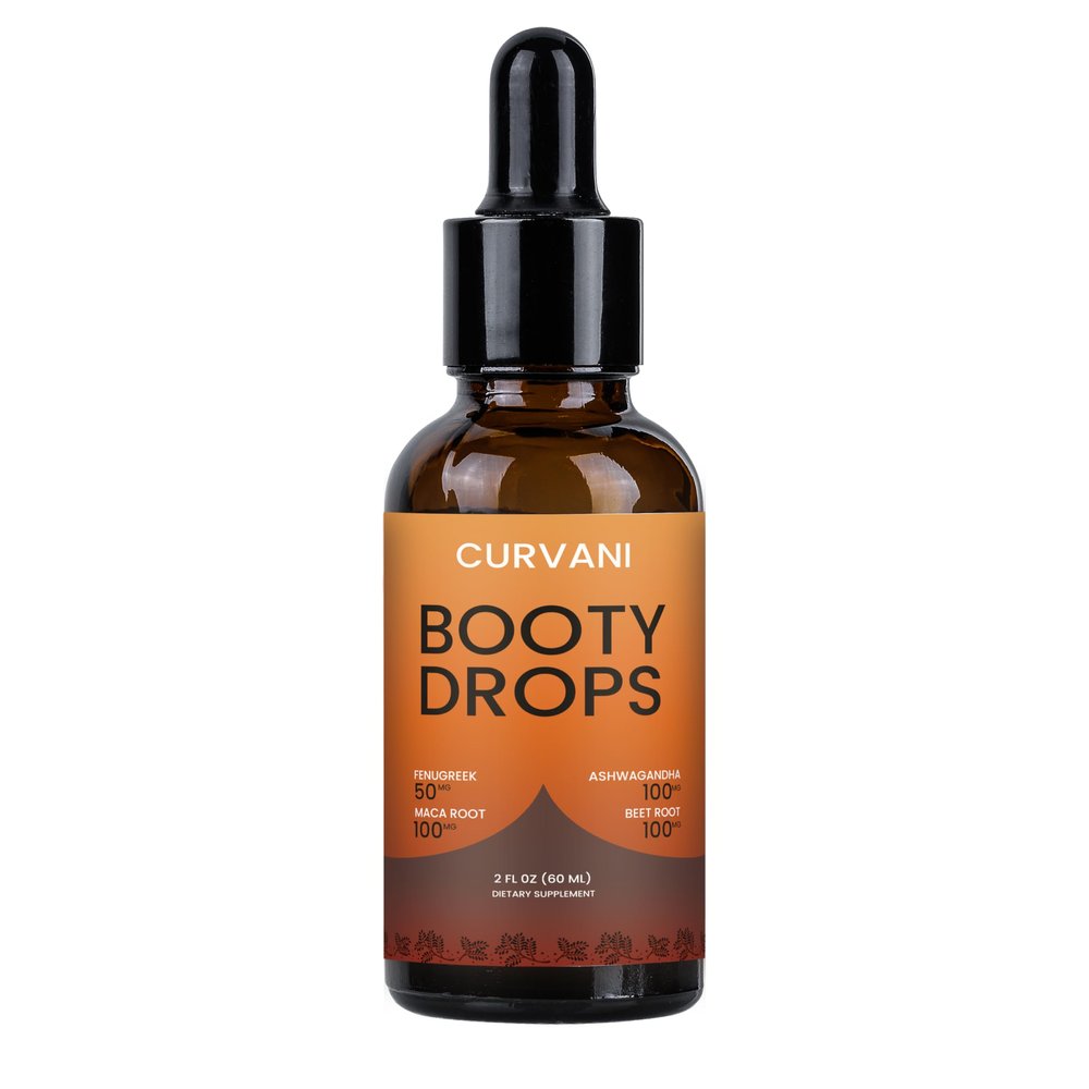 Curvani Booty Drops Lifting Serum Concentrated Formula 2 oz. Custom-Designed for Women's Curves and Beauty. (1PCS)