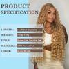 Honey Blonde Human Braiding Hair 3 Bundles 150g 20 inch Blonde Deep Wave Bulk Human Hair for Braiding No Weft Curly Bundles for Women view 3