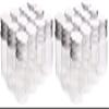 12 Pcs Empty Clear Glass Bottles with Screw Aluminum Cap Mini Container Jars for Essential Oil Powders Cream Ointments Grease Cosmetic Makeup Sample(15ml) (Pack of 2) view 1