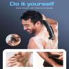 Mens Back Shaver with Long Handle, Multifunctional Self-Service Electric Back Hair Razor with Detachable Handle, Trimmer for Men with Back Attachment for Wet and Dry Use view 3