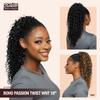 Mane Concept Human Hair Blend Drawstring Ponytail Brown Sugar Boho Passion Twist WNT 18" (Medium Brown 4) view 2