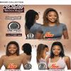 Mane Concept Human Hair Blend Drawstring Ponytail Brown Sugar Boho Passion Twist WNT 18" (Medium Brown 4) view 3
